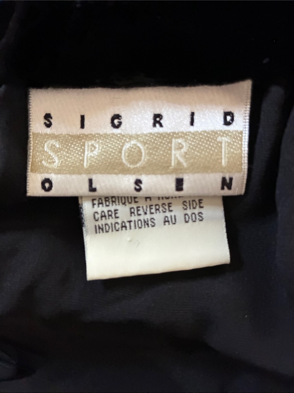 Sigrid Olsen Black velvet Maxi Skirt, size L - Picture 3 of 5